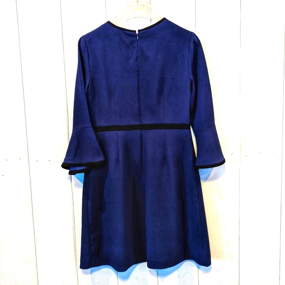 Eliza J Flounce Sleeve A-Line Dress , Size 8 - Picture 2 of 4